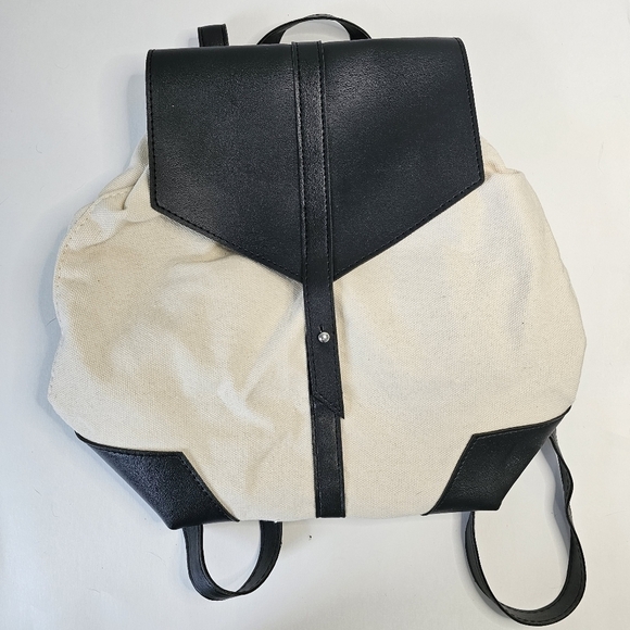 Deux Lux Demi Canvas / Vegan Leather Backpack - Picture 3 of 9